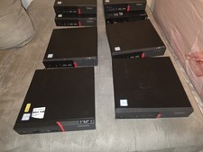 Lot of 8 Lenovo ThinkCentre Tiny PCs  M710Q M93P M900 M910Q  i5  No HDD/RAM