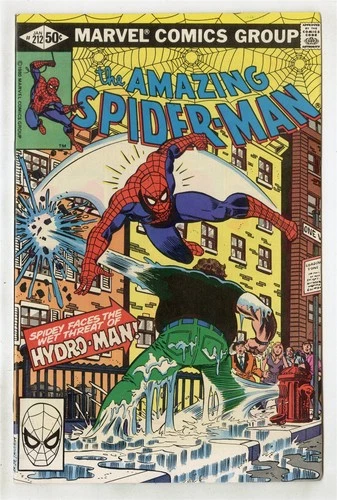 Amazing Spider-Man #212 NM+ 9.6 white pages  1st app. Hydro-Man  Marvel  1981