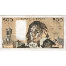 [#1232719] France, 500 Francs, Pascal, 1977-11-03, H.78, VF
