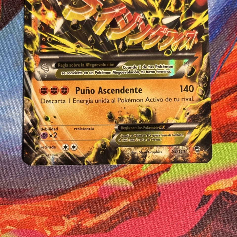 Pokémon TCG M Lucario EX - 55/111 XY Furious Fists - Spanish -NM/LP | eBay