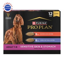 Purina Pro Plan Sensitive Skin and Stomach Wet Dog Food 13 Ounce Pack Salmon