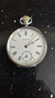 Antique Silver Gents Waltham Mass Traveler Pocket Watch 1902 5J Refurbished