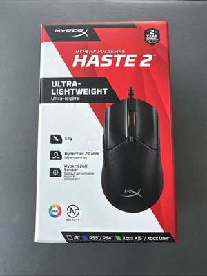 HyperX Pulsefire Haste 2 Wired Gaming Mouse - Black