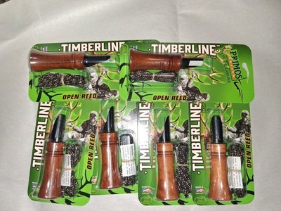 LOT of 6 TIMBERLINE-PRIMOS HUNTING-PREMIUM HARDWOOD OPEN REED ELK CALL-#9502 