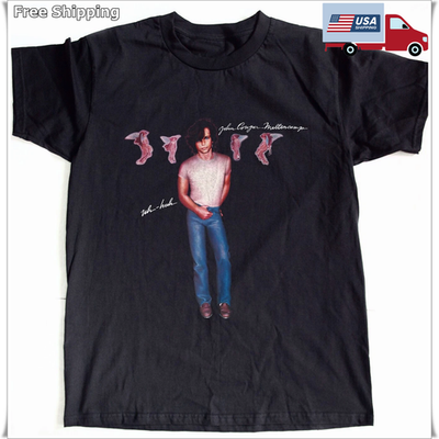 #ad John Cougar Mellencamp Hard Rock Black T shirt Size S 5XL $9.98