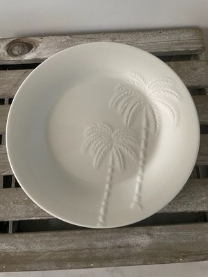 Casual Settings by ONEIDA Palms Pattern Set of Four Appetizer/Salad/side Plates