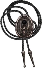 Bolo Tie Wedding Necklace Mens Western Cowboy Necktie Native American