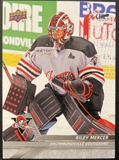 Riley Mercer Rookie 2024-25 Upper Deck CHL #87 (RC) Minnesota Wild