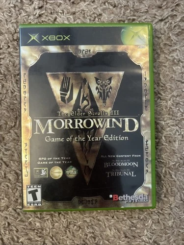 Elder Scrolls III: Morrowind Game of The Year Edition (Microsoft Xbox 2003) CIB