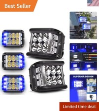 High-performance 4 Inch Led Side Shooter Lights With Strobe Function - 2 Pieces