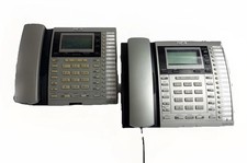 Lot 2 RCA 25413RE3-A 4-Line Corded Executive Series Phone System No Power Cord