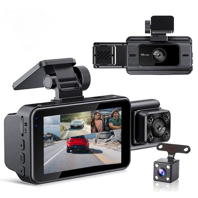 Auto für Dashcam 3 Kanal 1080P mit Loop Aufnahme und Bewegungserkennung
