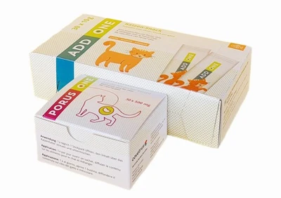 DECHRA, PORUS ONE + ADD ONE Porus® One - 30 x 500 mg + Add One® - Lachs - 30 x 10 g