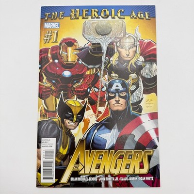 2010 Marvel Comics Avengers #1, 2, 3, 4 The Heroic Age Comic Book