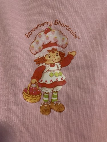 American Girl Strawberry Shortcake 2pc Outfit XS 6 Pink Pants Top Nostalgia 80s - Picture 2 of 6