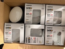 Satco LED Light Bulb Frosted White, 3000K Color, 120V, E26 9.5w, S9621 12