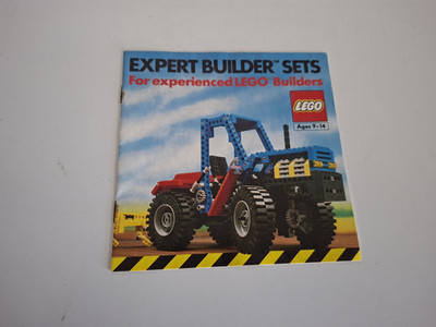 Vintage Lego Technic catalog 1982 - Scarce