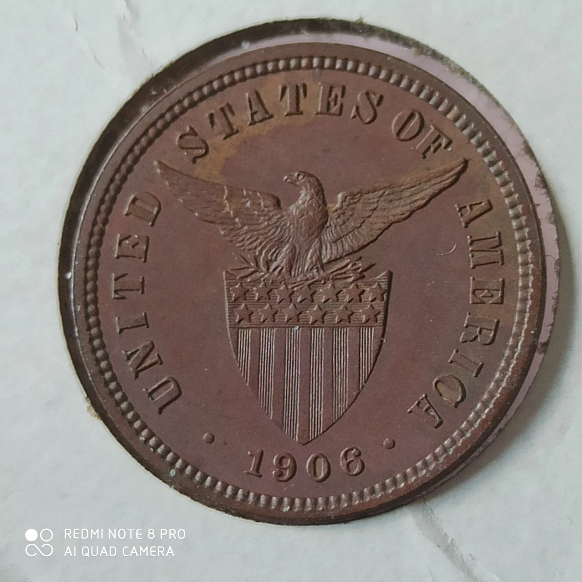 1906年 フィリピン 1ペソ銀貨 1906 Peso Philippines Peso (Large Type