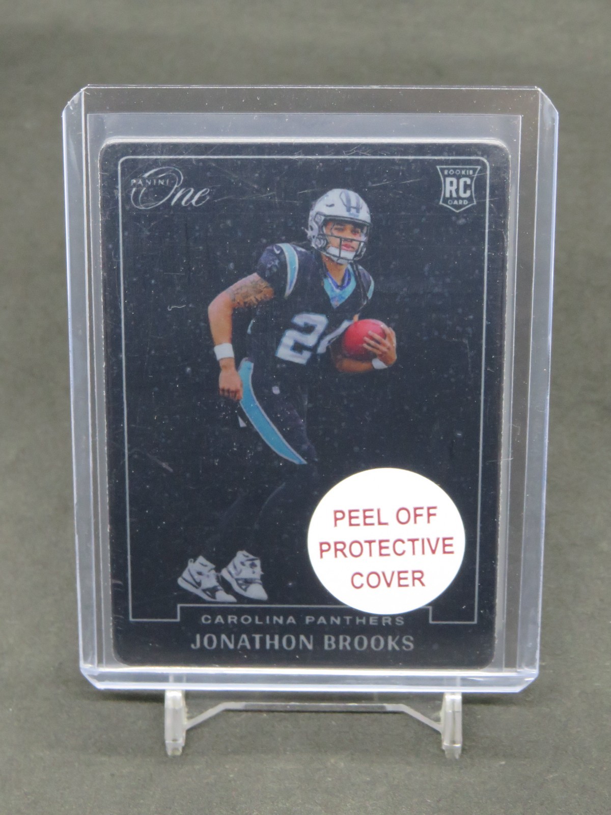 2024 PANINI ONE JONATHON BROOKS ROOKIE RC BLANK SLATE SSP CAROLINA PANTHERS MB
