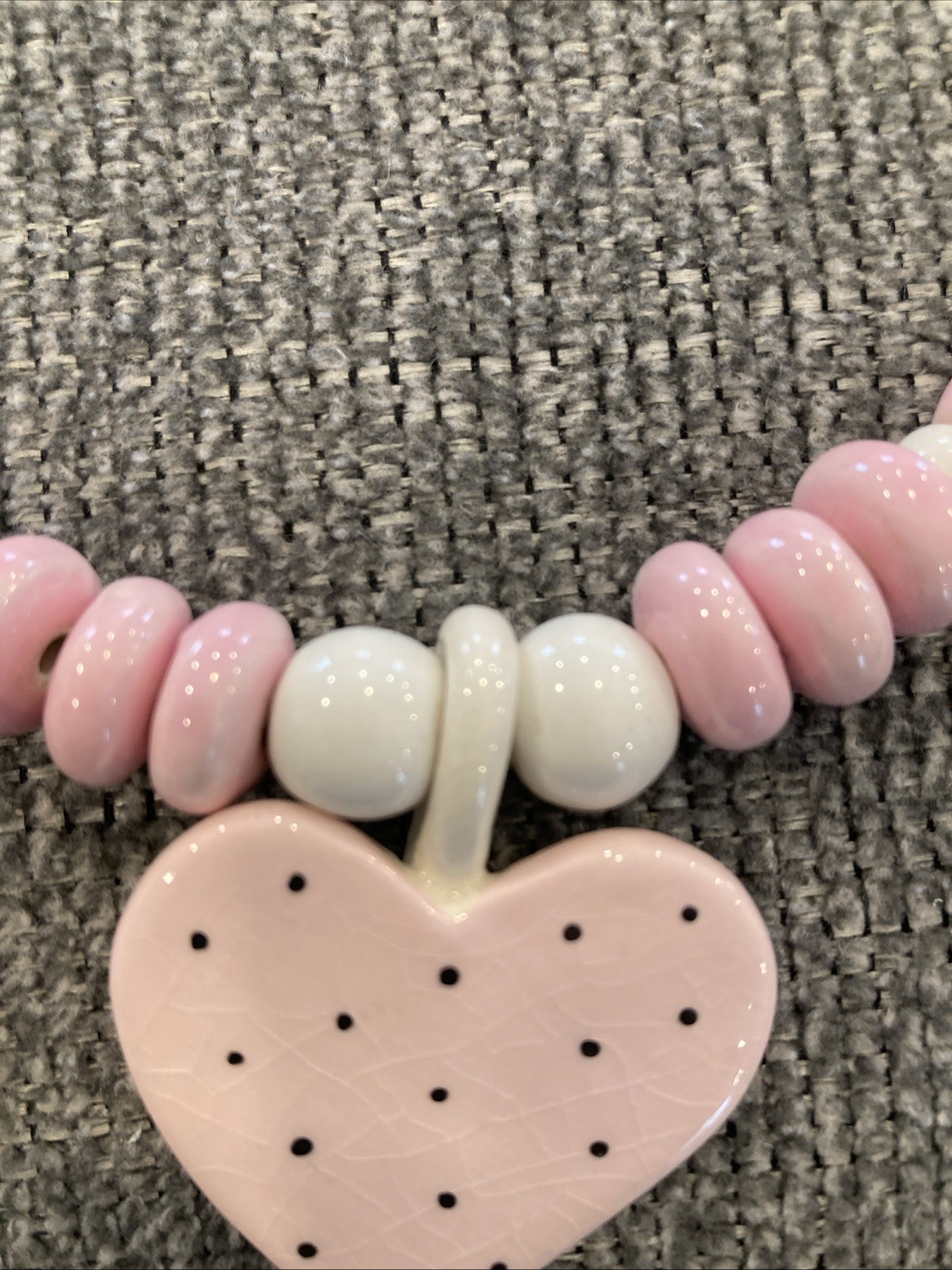 Ruby Z Candace Loheed Pink Heart Statement Neckla… - image 12