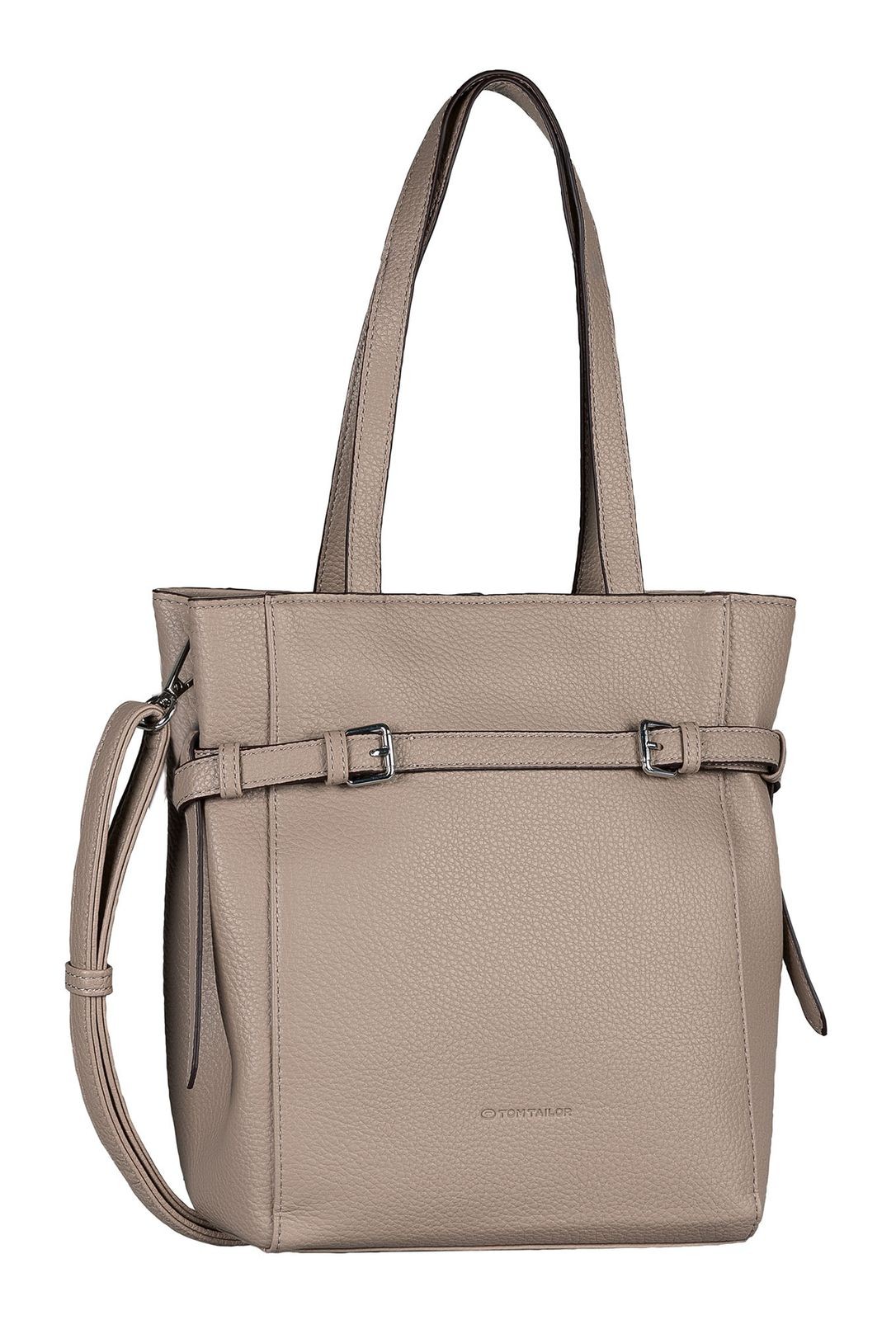TOM TAILOR shopper bag Sora Zip Shopper M Taupe