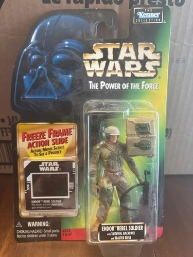 Star Wars - Kenner - Power of the Force - Endor Rebel Soldier - FIgure - New