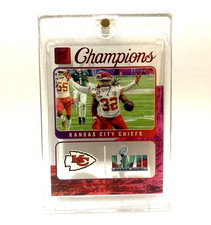 2023 Clearly Donruss Nick Bolton Champions #'d /100 Chiefs Super Bowl RARE
