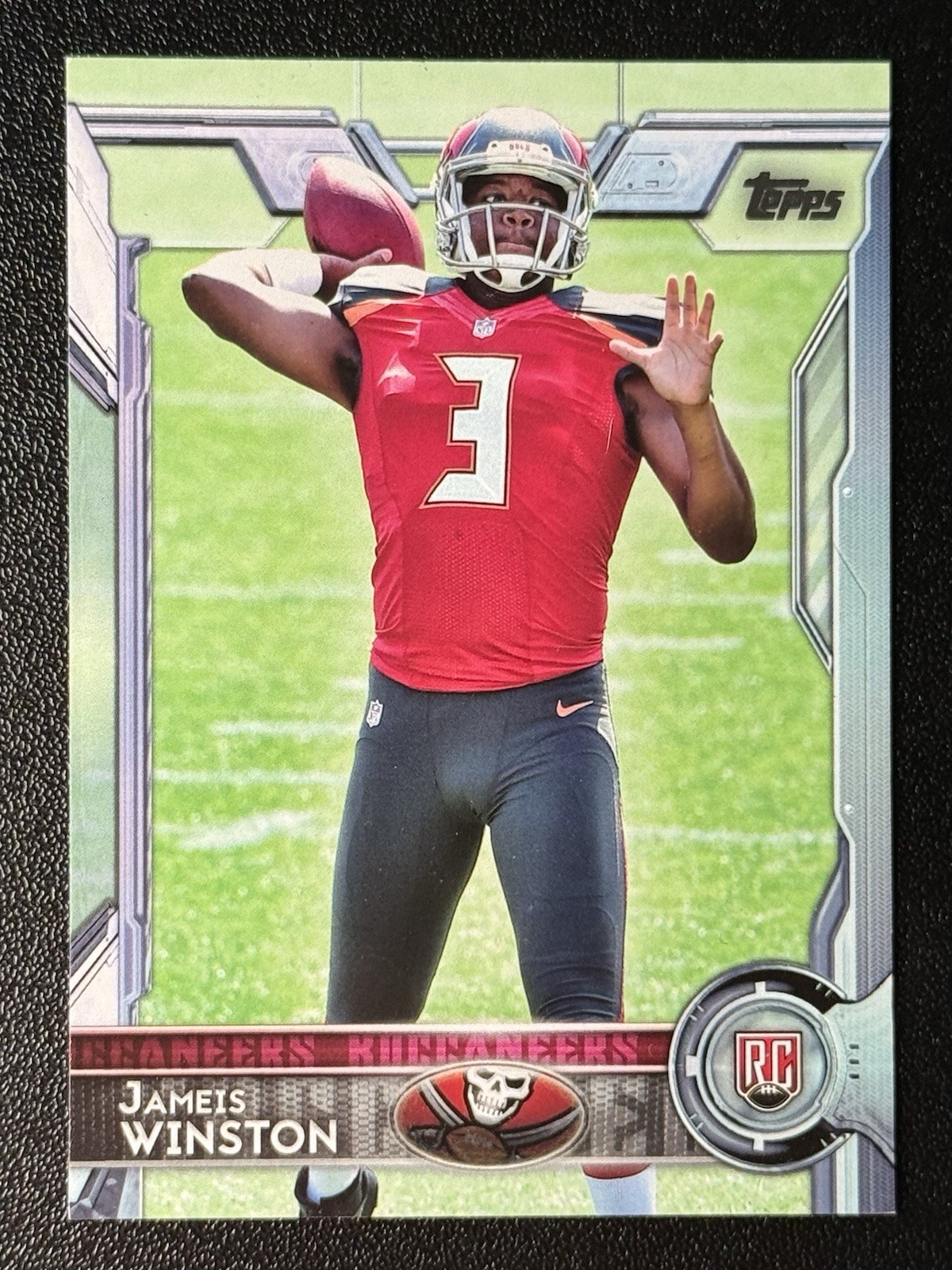 Jameis Winston Rookie Card Tampa Bay Buccaneers RC - 2015 Topps Chrome #500