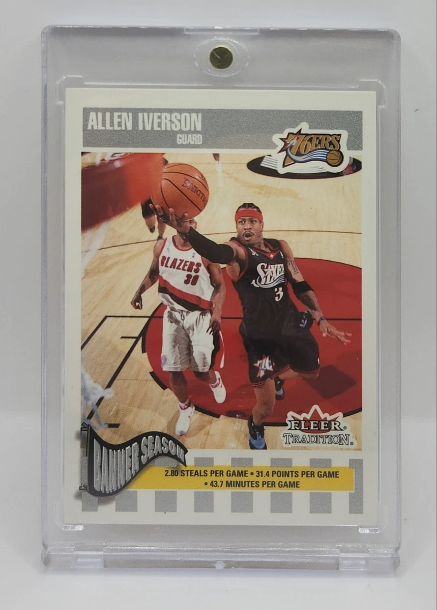Fleer Allen Iverson Basketball 2002-03 Season Sports Trading Cards