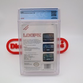 NES Nintendo LOOPZ / LOOPS - CGC GRADED 9.4 A+ NEW & Factory Sealed with H-Seam!