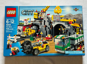 LEGO City The Mine 4204 Gold Miners Crane Dump-Truck Train Drill NEW & SEALED