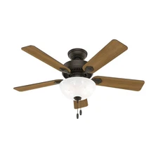 Hunter Fans - Swanson 44 Inch Ceiling Fan with LED Light Kit and Pull Chain-New