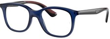 Ray-Ban Kids Frames - Trasparent Blu / Demo Lens - Authentic New