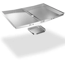 Grease Tray with Catch Pan - Dyna Glo Grill Replacement Parts, Adjustable Sta...
