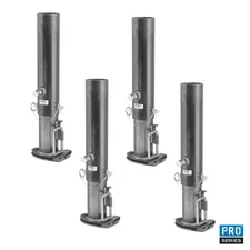 Pro Series 4x 25K Round Gooseneck Coupler 2-5/16" Diameter Load-Bearing Pin New