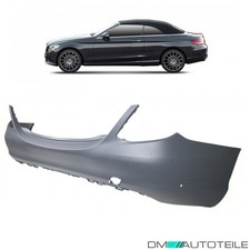Stoßstange hinten grundiert PDC passt für Mercedes C-Klasse W205 ab 03/2014