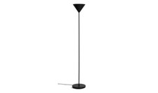 Cone Uplighter Floor Lamp Black Modern Reading Light Living Room