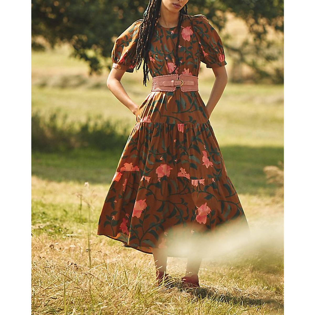 Anthropologie 'Floral' Brown Open Back Maxi Dress Size XS | eBay Anthropologie 'Floral' Brown Open Back Maxi Dress Size XS | eBay
