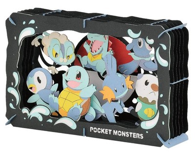 ENSKY PUZZLES Paper Theater  ''Pokémon'' Water-Type Pocket Monsters 3D Diorama