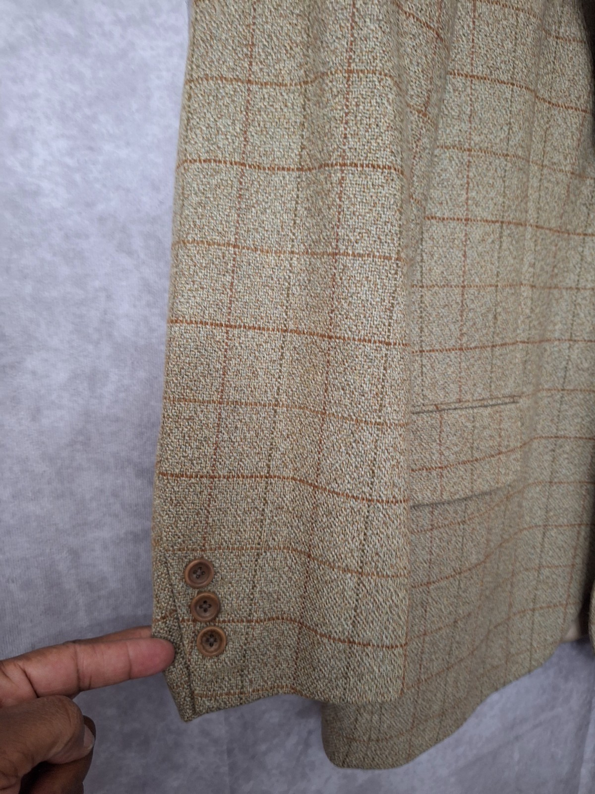 Vintage Saks Fifth x Hugo Boss Apollon Blazer Mens 38R Cashmere Wool Sport Coat thumbnail 5