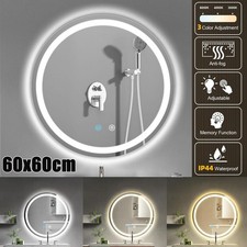 Specchio bagno led Ø60 cm con illuminazione senza appannamento specchio bagno specchio parete touch