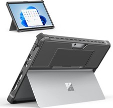 Case for Microsoft Surface Pro 8 13" Touchscreen, Rugged Cover with Hand Strap