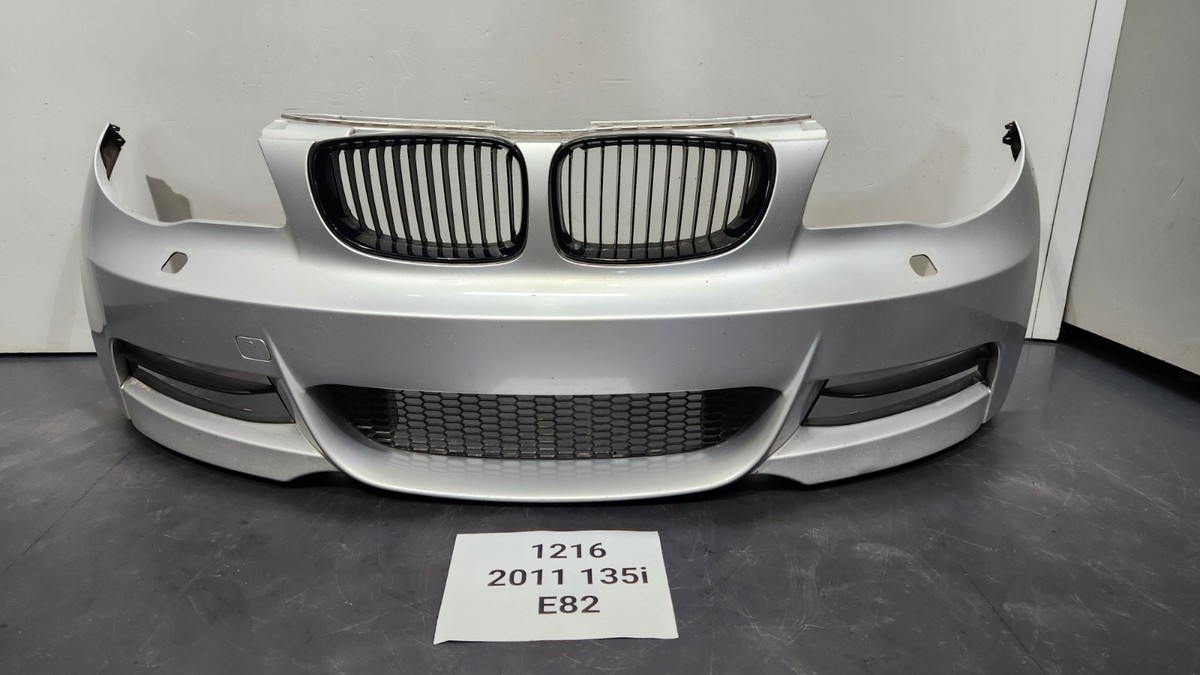 ✓ 08-13 OEM BMW E82 E88 135 Front Bumper M Sport Cover w/ Grilles