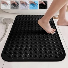 Non Slip Bath Mat Extra Large Shower Mat Bathtub Anti-Mold Rubber Strong Suction