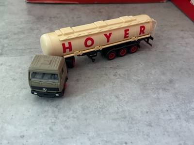 Herpa  1:87 Hoyer Mercedes 4x2  +3 achs silo  trailer  *B12*