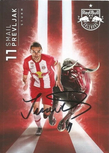 Smail Prevljak / Red Bull Salzburg / 2019-2020 Season / Autograph Card