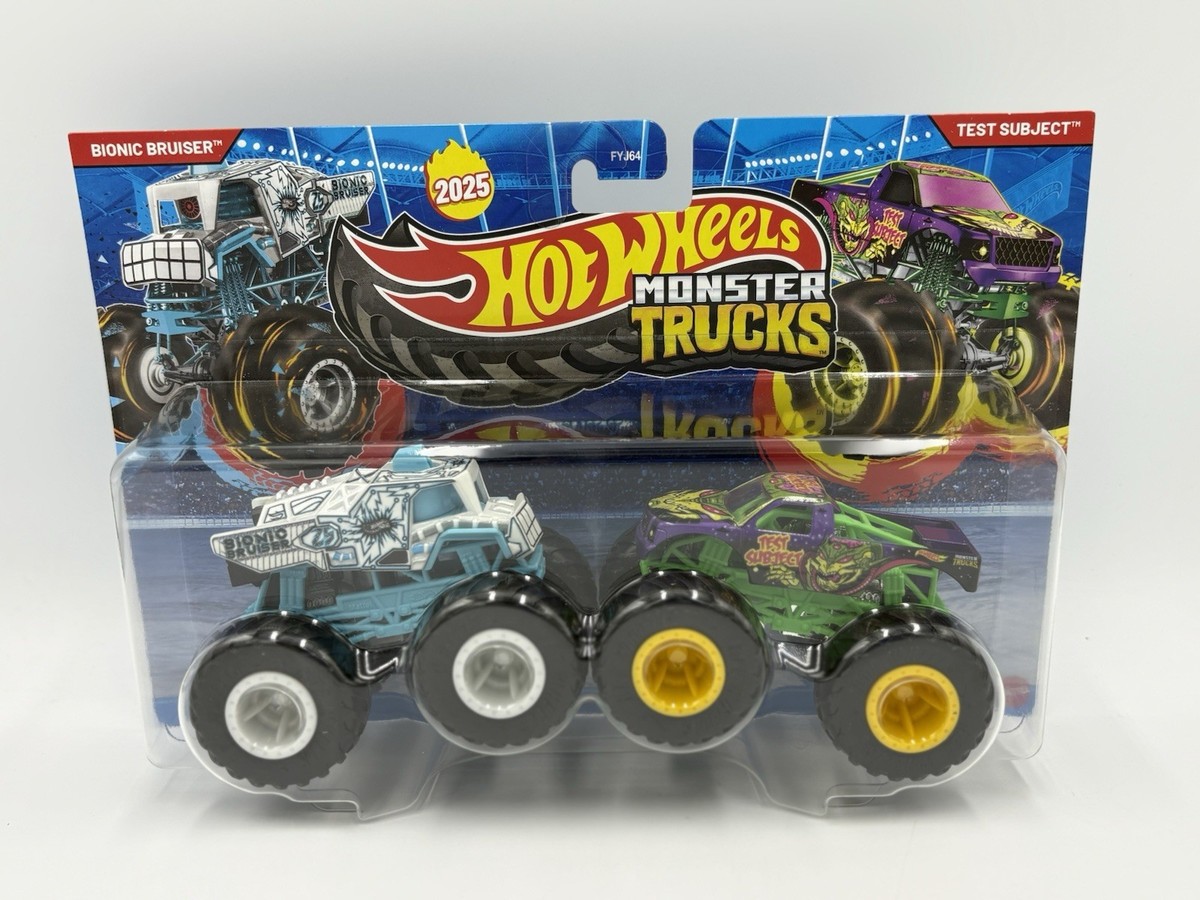 2025 Demolition Doubles Hot Wheels Monster Trucks Bionic Bruiser