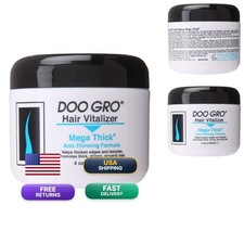 DOO GRO Medicated Hair Vitalizer Mega Thick Anti-Thinning Formula, 4 Oz pack 4 