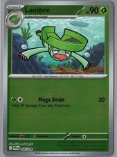 Lombre 006/094 Common Phantasmal Flames Pokemon Reverse Holo Near Mint