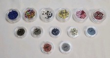 Misc Lot Of Eyelets in Assorted Colors, Shapes  Sizes for Scrapbooking